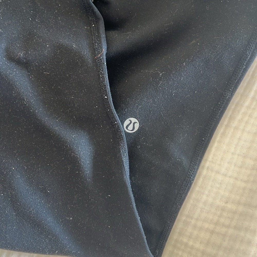 Lululemon Black Flare Boot Cut Leggings, Size 6 - Picture 2 of 5